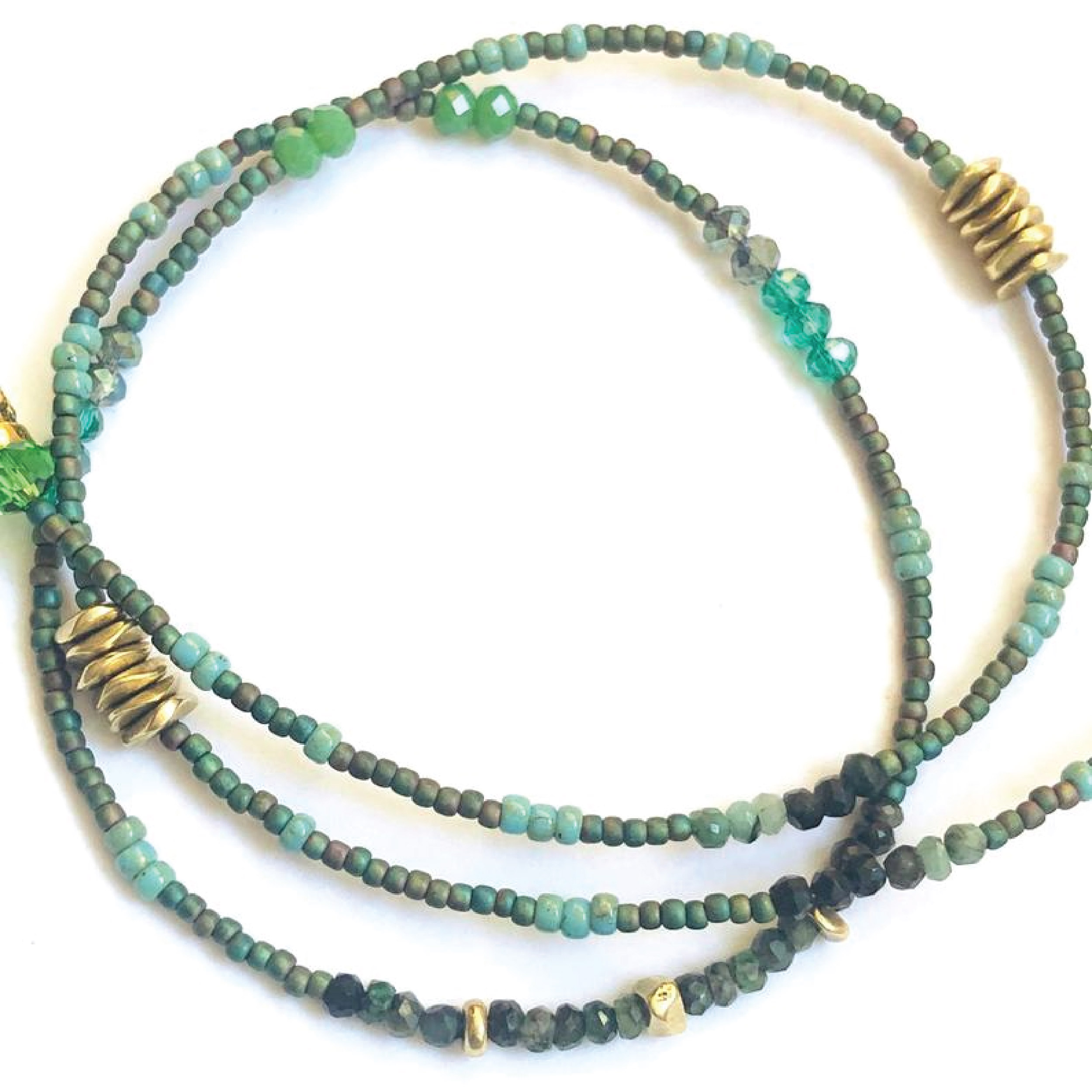 Emerald Waist Beads, Precious Gems Collection – Wrap And Soul